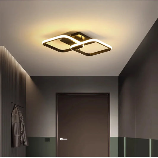 Modern LED Ceiling Lamp Square Luxurious Wall Decoration